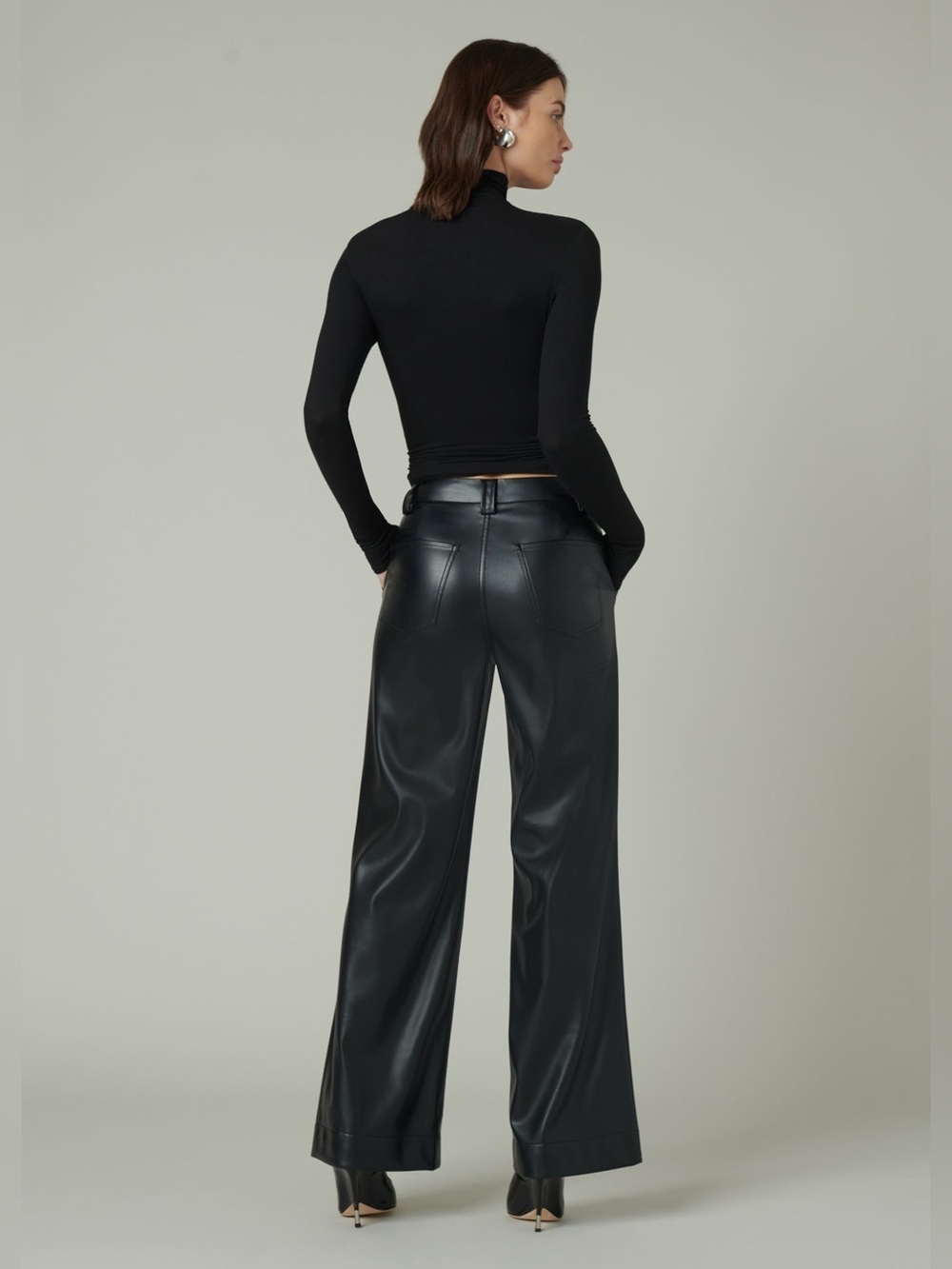 *NWT* Joe’s Jeans The Mia Vegan Leather Trouser - Picture 5 of 9
